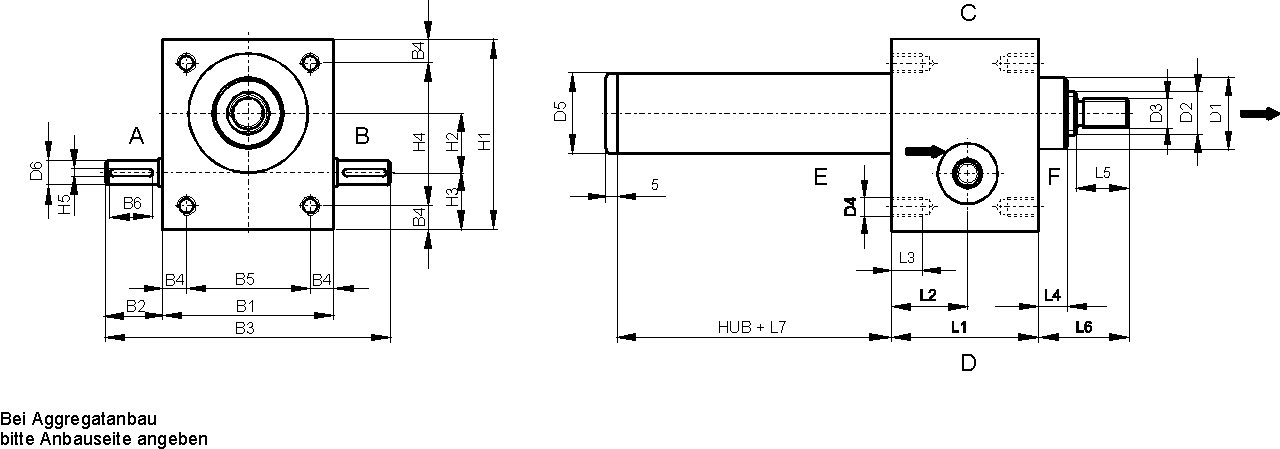 Spindelhubgetriebe Ausf�hrungen "N" und "V"